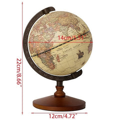 Antique World Globe 5.5" Diameter