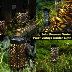 Vintage Solar Powered Waterproof Garden Light