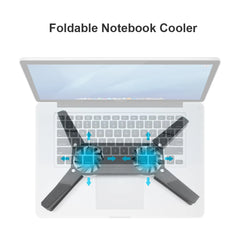 Portable Laptop Cooling Fan USB Power Folding Heat Sink