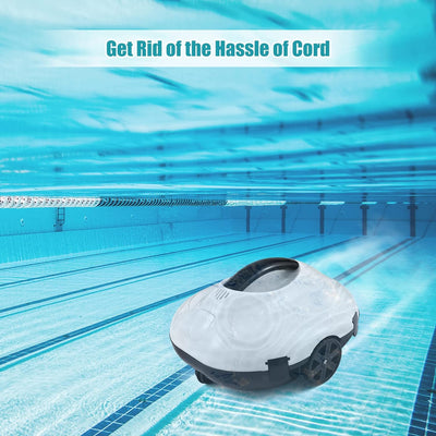 Cordless Full Automatic Robotic Self-Parking Pool Vacuum Cleaner 