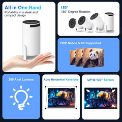 Portable Home Projector