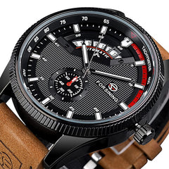 Men's Luxury Mechanical Automatic Watch w/Leather Band