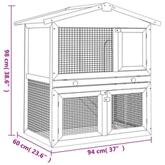 Outdoor Rabbit Hutch