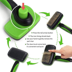 Self Cleaning Dog Grooming Brush