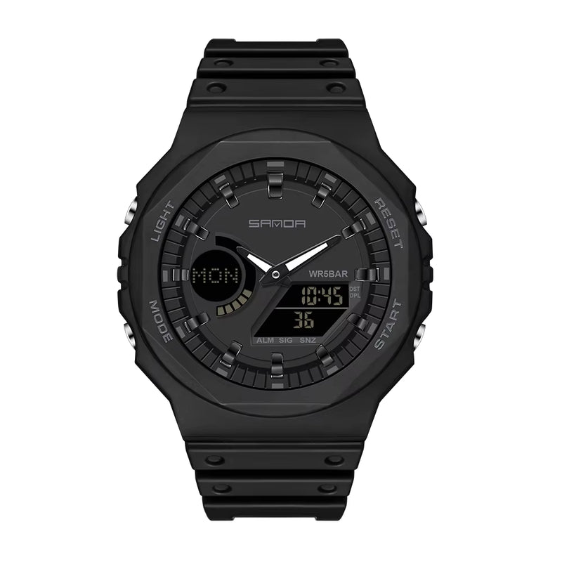 Men's Outdoor Military G-Style Analog/Digital Watch 50M Waterproof 