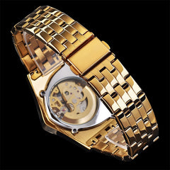 Men's Triangle Automatic Skeleton Mechanical Watch Business/Casual