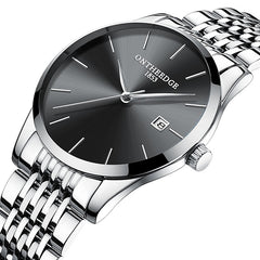 Men's Ultra-Thin Luxury Analog Quartz Watch w/Calendar 