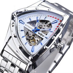 Men's Triangle Automatic Skeleton Mechanical Watch Business/Casual