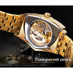 Men's Triangle Automatic Skeleton Mechanical Watch Business/Casual