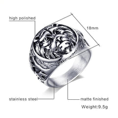 Lion Head Ring