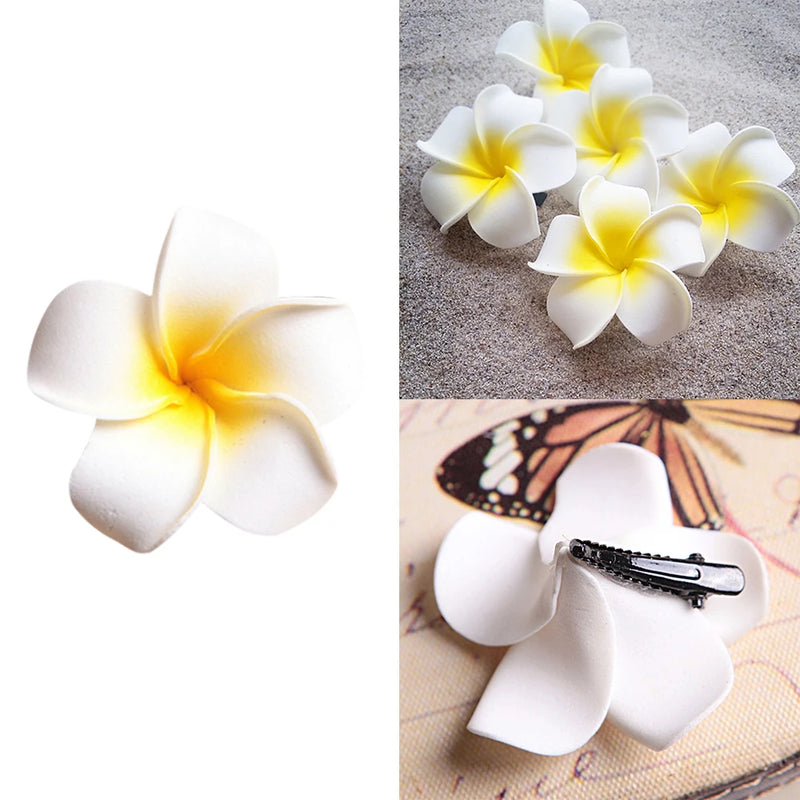 Plumeria Hair Clip