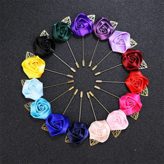 Men’s Flower Brooch