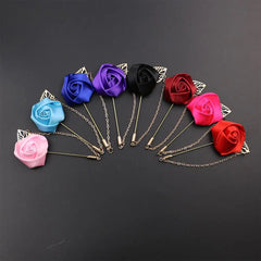 Men’s Flower Brooch