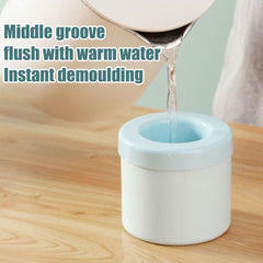 Portable Silicone Cylinder Ice Maker Bucket