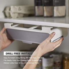 Kitchen Self-Adhesive Cabinet Spice Organizer