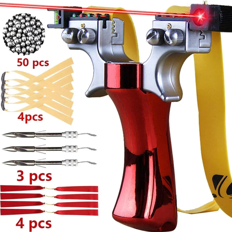 High-power Laser Aiming Slingshot Hunting/Shooting 