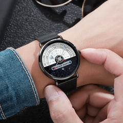 Men's Starry Sky Creativity Casual Quartz Calendar Watch