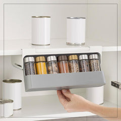 Kitchen Self-Adhesive Cabinet Spice Organizer