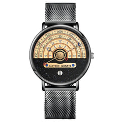 Men's Starry Sky Creativity Casual Quartz Calendar Watch