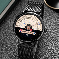 Men's Starry Sky Creativity Casual Quartz Calendar Watch