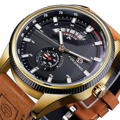 Men's Luxury Mechanical Automatic Watch w/Leather Band