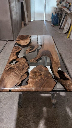 Custom Handmade Epoxy Resin River Table