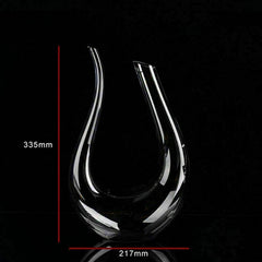 Crystal U-shaped Wine Decanter 1500ml