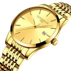 Men's Ultra-Thin Luxury Analog Quartz Watch w/Calendar 