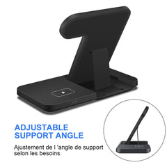 3 in 1 Wireless Fast Charger Docking Station