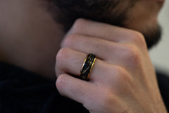 Cosmic Meteorite Galaxy Ring