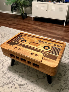 Retro Wooden Furniture Cassete Coffee Table 