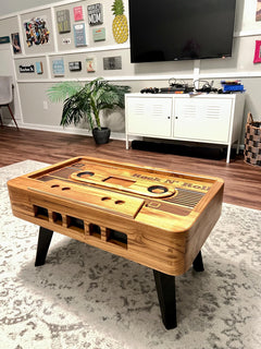 Retro Wooden Furniture Cassete Coffee Table 