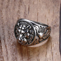 Lion Head Ring